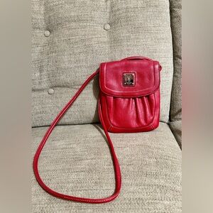 Tignanello Cherry Red Crossbody Bag